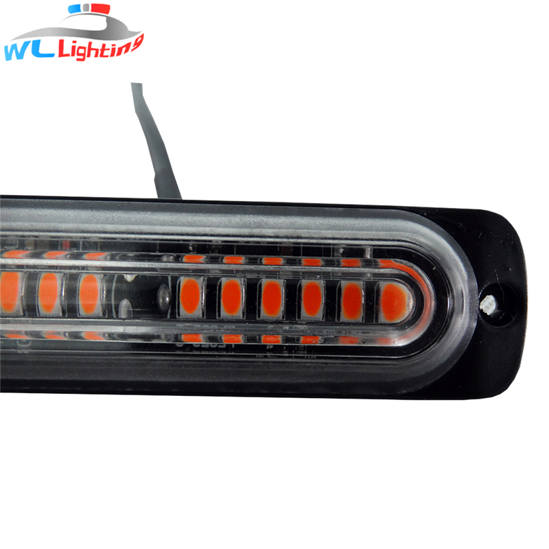 SMD 12V 24V 6W سطح جبل 12 led مصغّر ستروب تحذير ملحقة يبرق ضوء