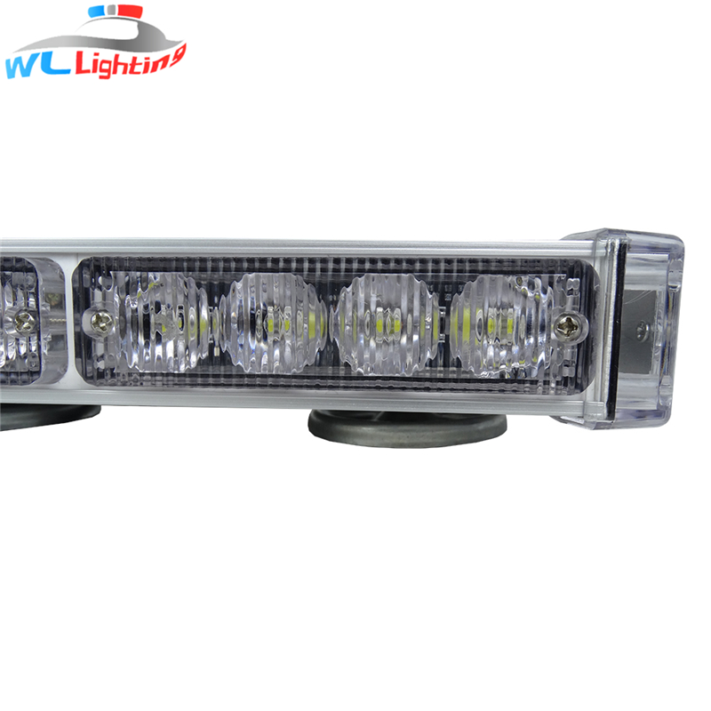 12 '' العنبر تحذير البسيطة ستروب ضوء بار الطوارئ 12V 24V شرطة سوبر سليم في lightbar